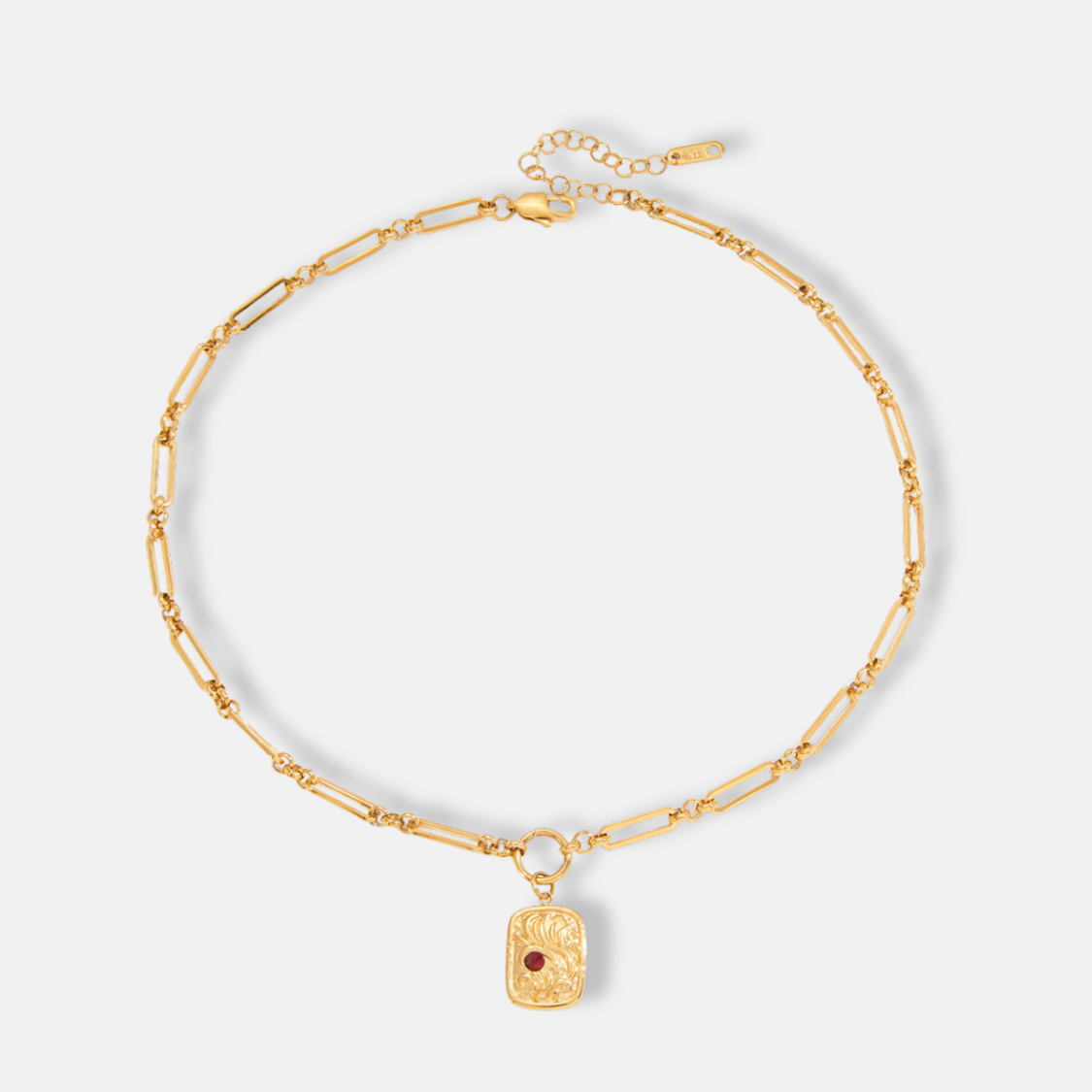 Luxe Charm Necklace 18K Gold Plated