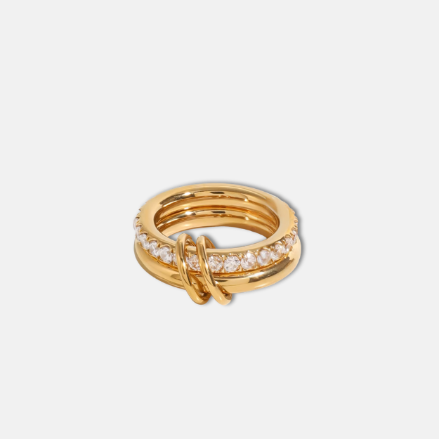 Aurora Stacking Ring 18k Gold Plated
