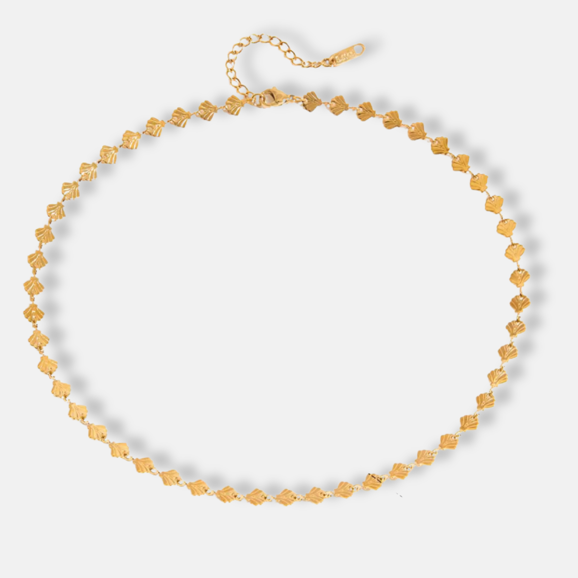 Shell Chain Necklace 18K Gold Plated