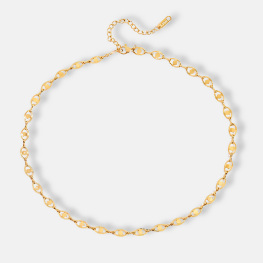 Evil Eye Chain Necklace 18K Gold Plated