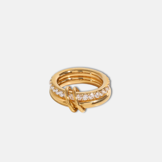 Aurora Stacking Ring 18k Gold Plated